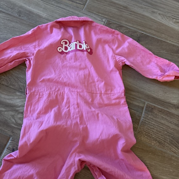 Barbie The Movie Spirit Pink Power Jumpsuit One Piece Youth Medium - Picture 7 of 8